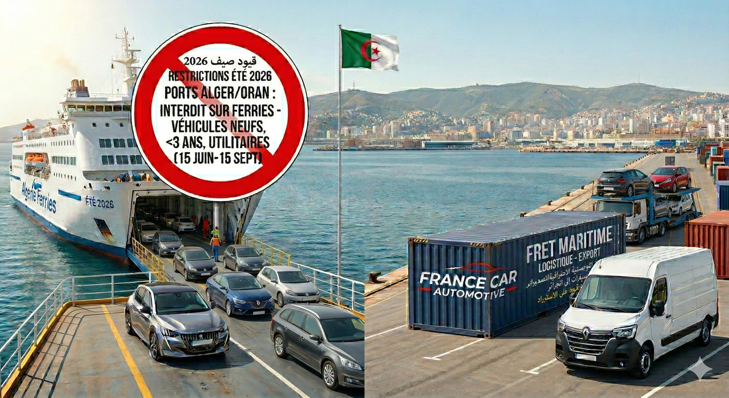 Pause estivale importation algérie